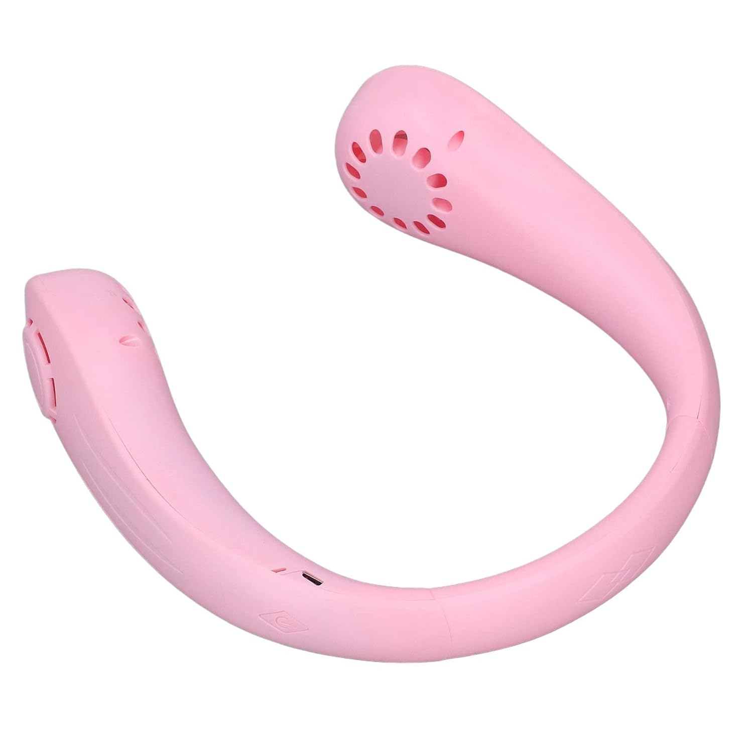 Ventilator za vrat prijenosni USB okovratni Pink / Rozi - Slika 6