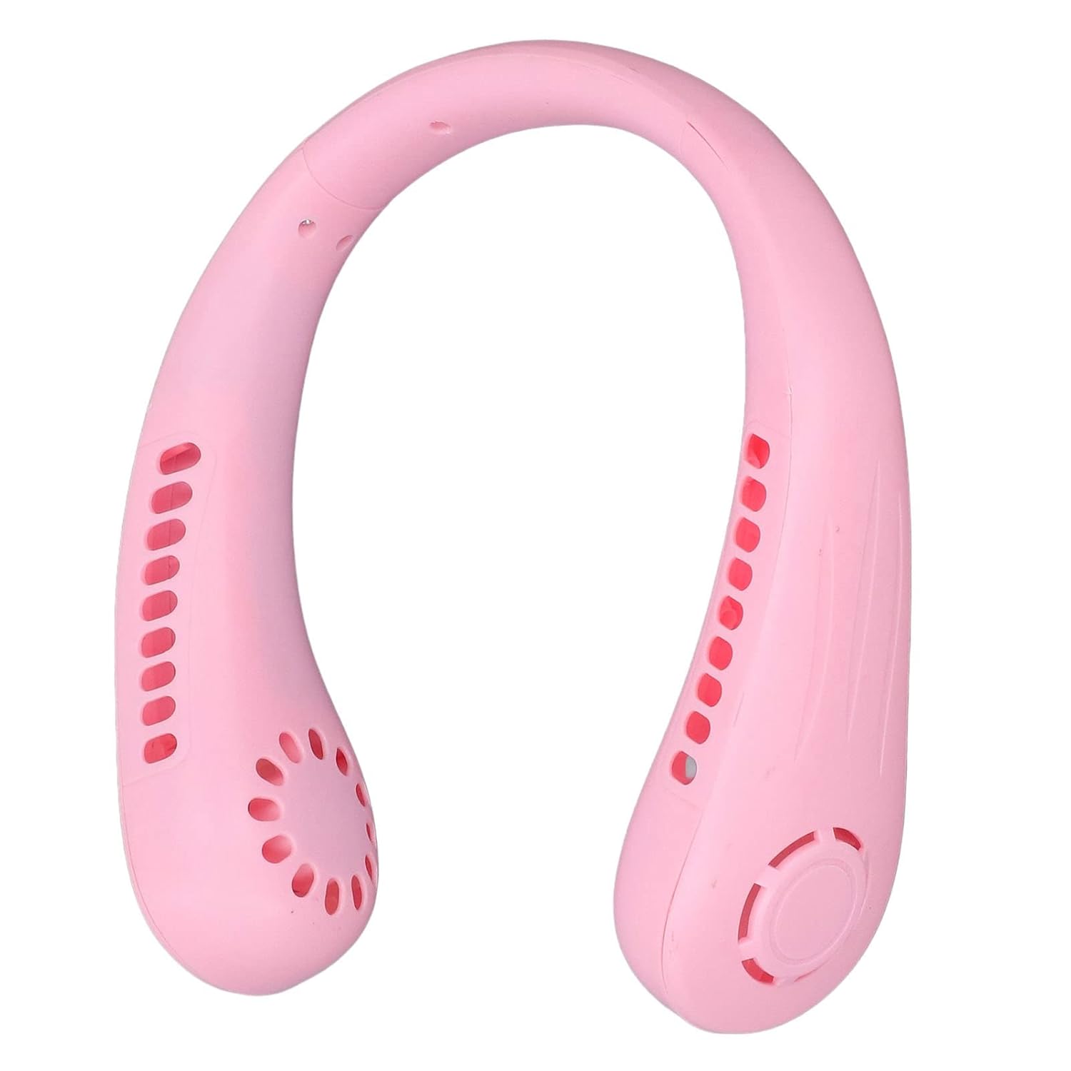 Ventilator za vrat prijenosni USB okovratni Pink / Rozi