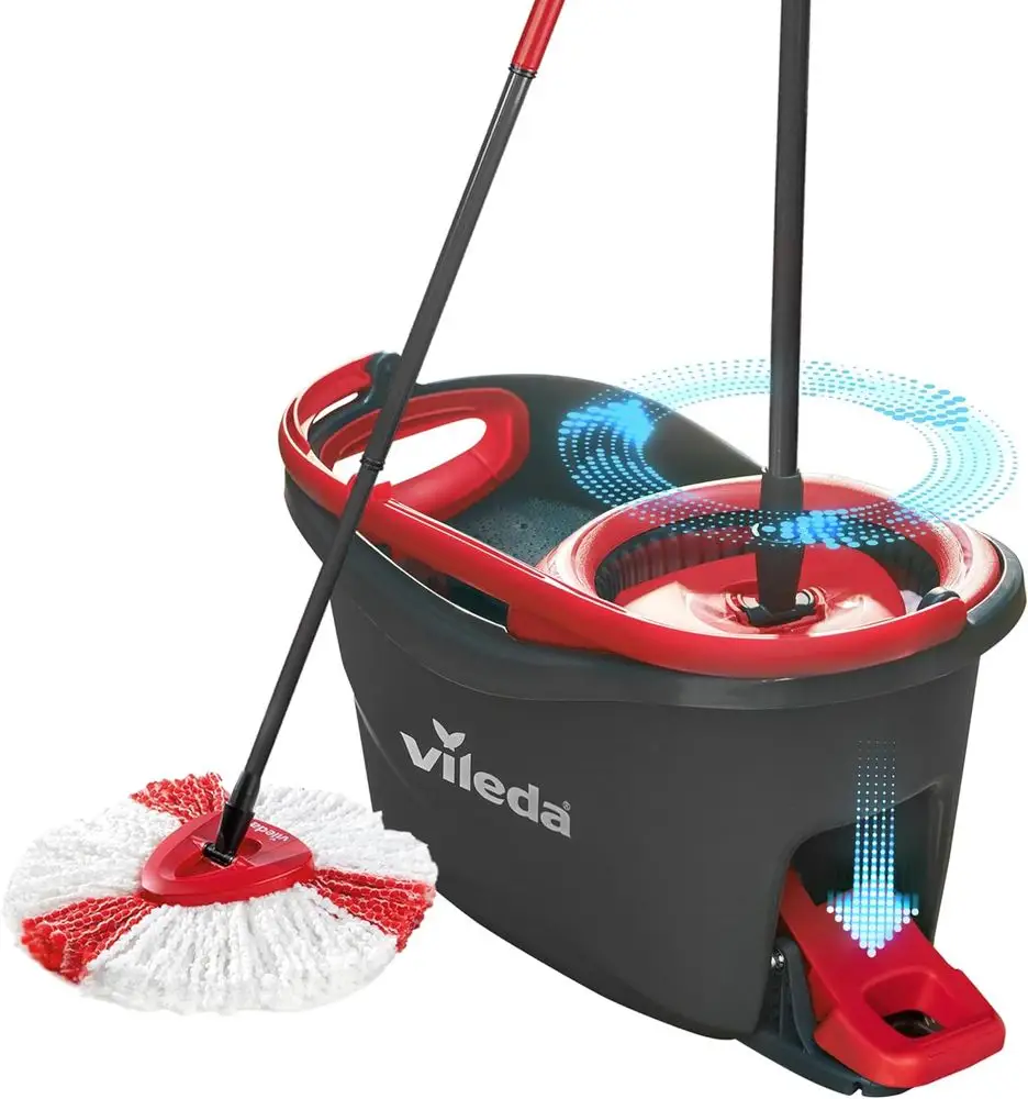 Vileda Turbo Mop komplet za čišćenje podova, rotirajući sustav od 360° - Slika 3