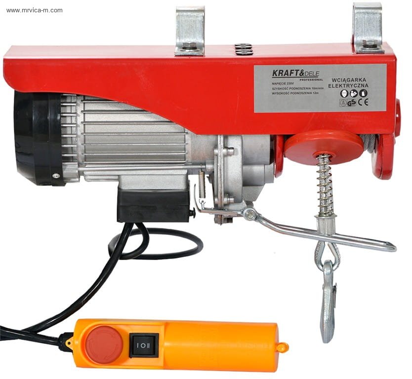 Električno vitlo sa sajlom 400kg jednostruko / 800kg dvostruko KD1526 - Slika 6
