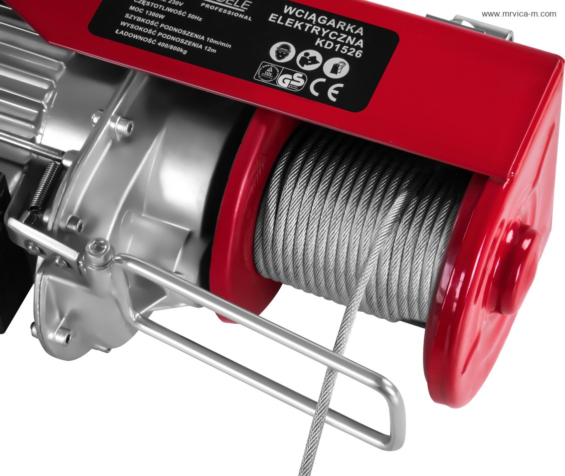 Električno vitlo sa sajlom 400kg jednostruko / 800kg dvostruko KD1526 - Slika 3