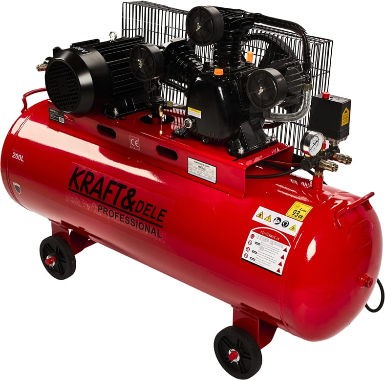 Kompresor uljni 200L, 3 klipa, 8bar 400V KD1474 - Slika 8