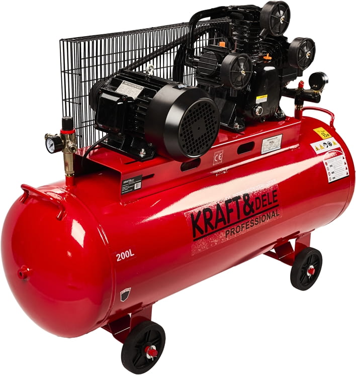 Kompresor uljni 200L, 3 klipa, 8bar 400V KD1474