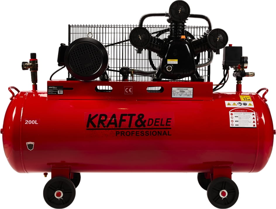 Kompresor uljni 200L, 3 klipa, 8bar 400V KD1474 - Slika 7