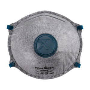 Maska za&scaron;titna jednokratna P223 - Respirator FFP2 s Ventilom aktivni ugljen Dolomite