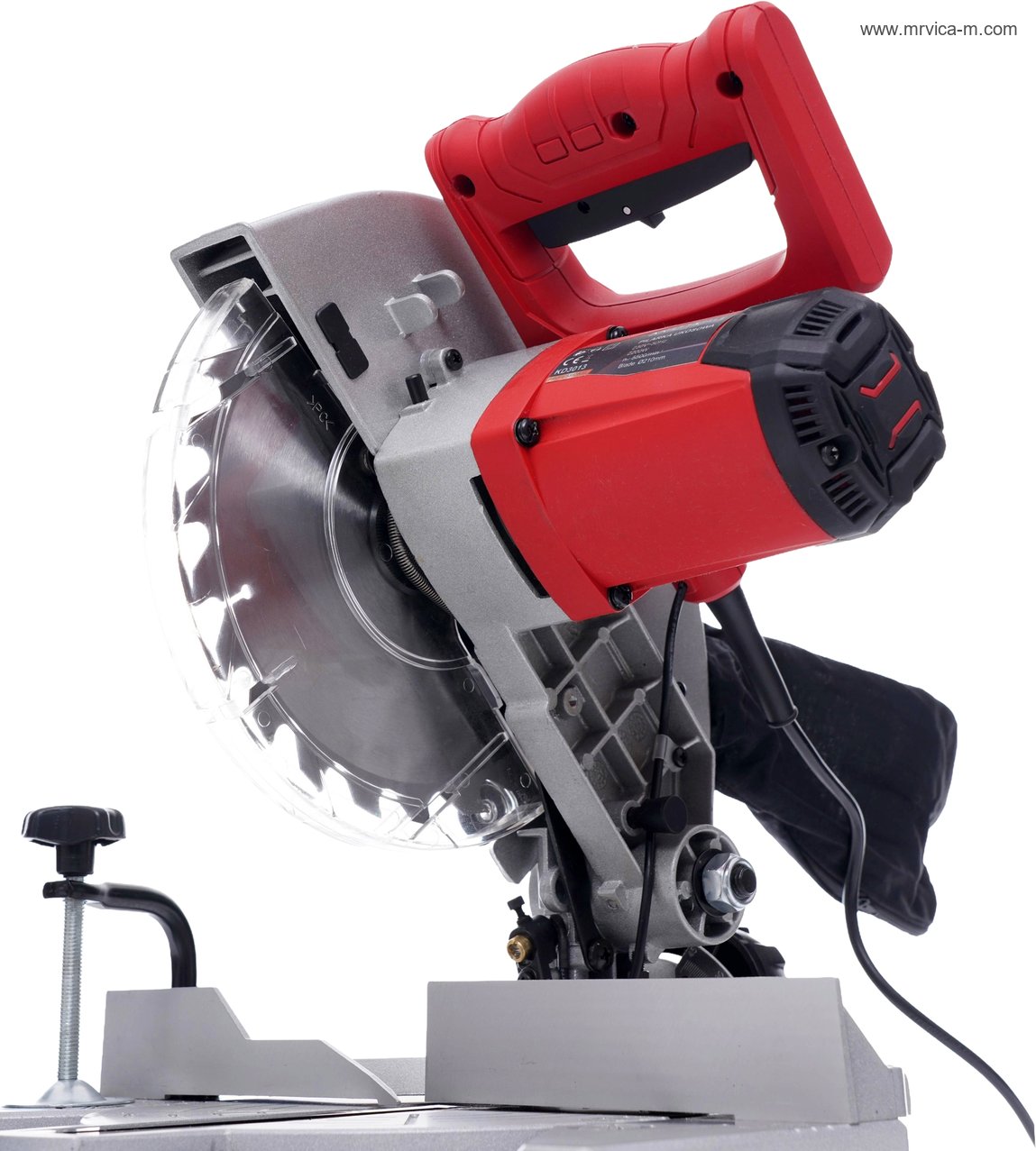 Pila kružna, cirkular preklopni za drvo 2200W 220V KD3013 Rezanje pod kutevima - Slika 6