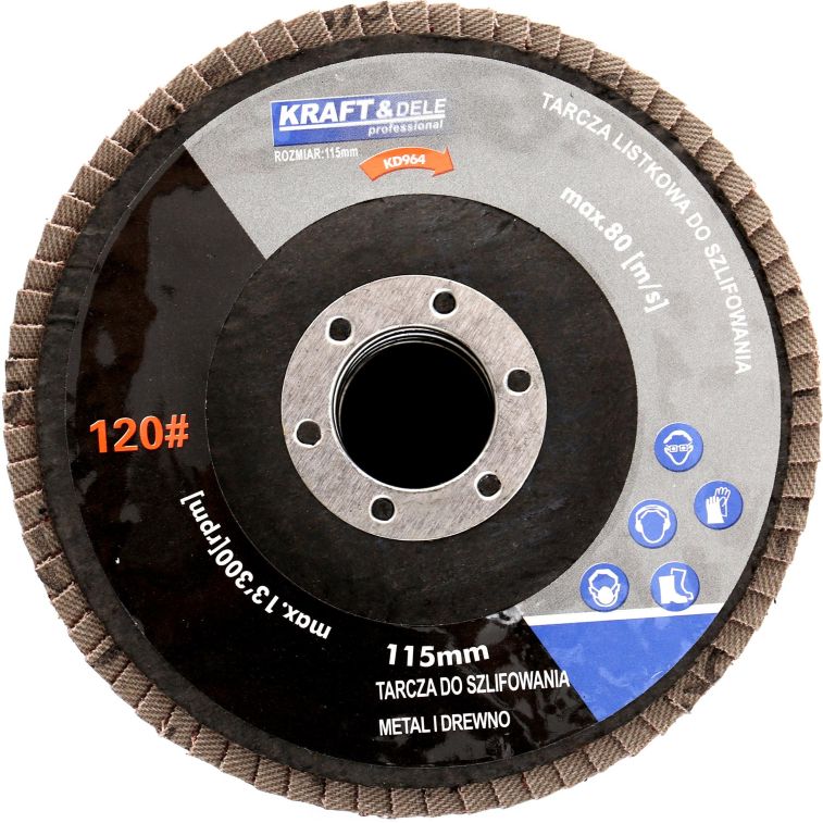Brusni Disk Lamelasti 115 mm P100 KD963 Brusna Ploča Lamelasta