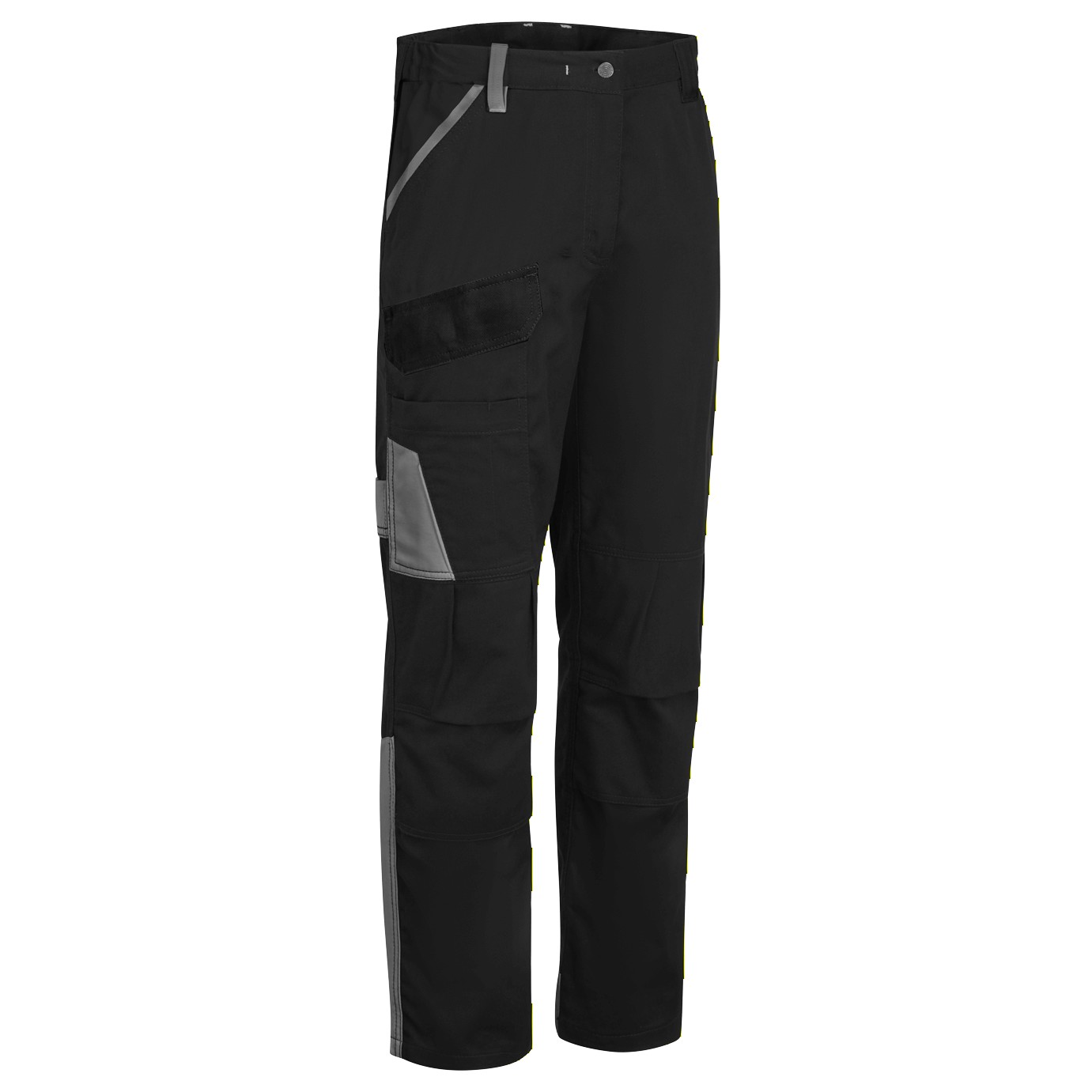 Hlače Portwest CD131 KYR Crna/Žuta - 100% Pamuk, 210g/m² (34-44) - 1