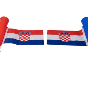 Hrvatska Truba Navijačka Plava sa Zastavicom Hrvatske 35cm