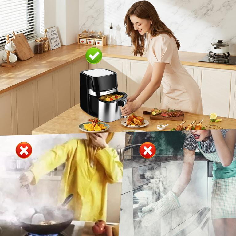 KRAFT & DELE Friteza na Vrući Zrak 8L 1850W KD4101 - Slika 7