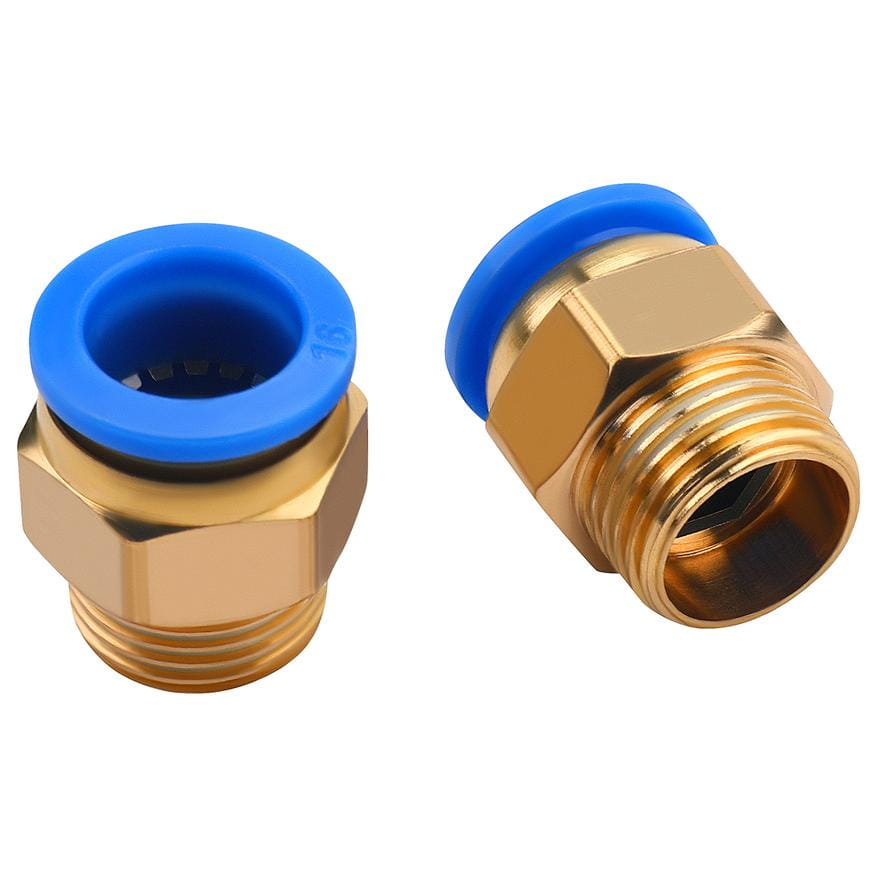 Komplet pneumatskih navojnih brzih spojnica 72 komada 4-16 mm 1/4" 3/8" 1/2" KD5853