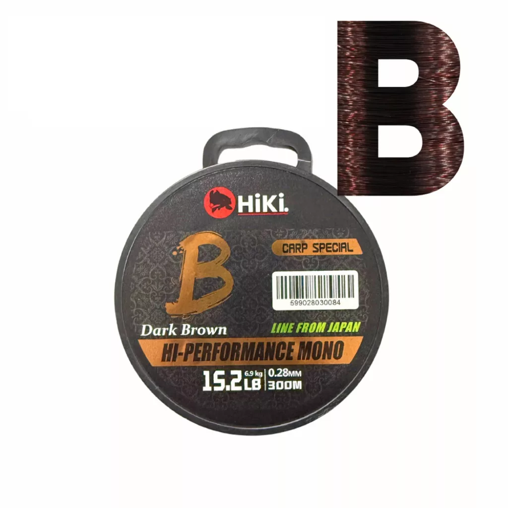 Najlon Bull Tackle Hiki, Tamnosmeđi Najlon 1000m 0,28 mm
