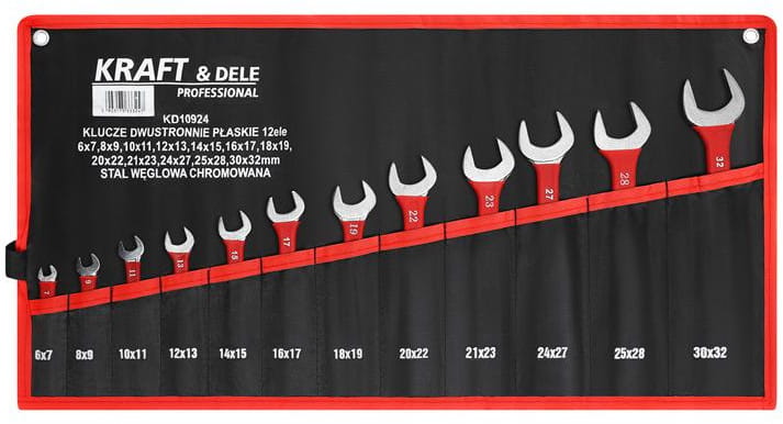 Set Ključeva Dvostrano viličasti 12 kom KD10924 6x7 - 30x32mm