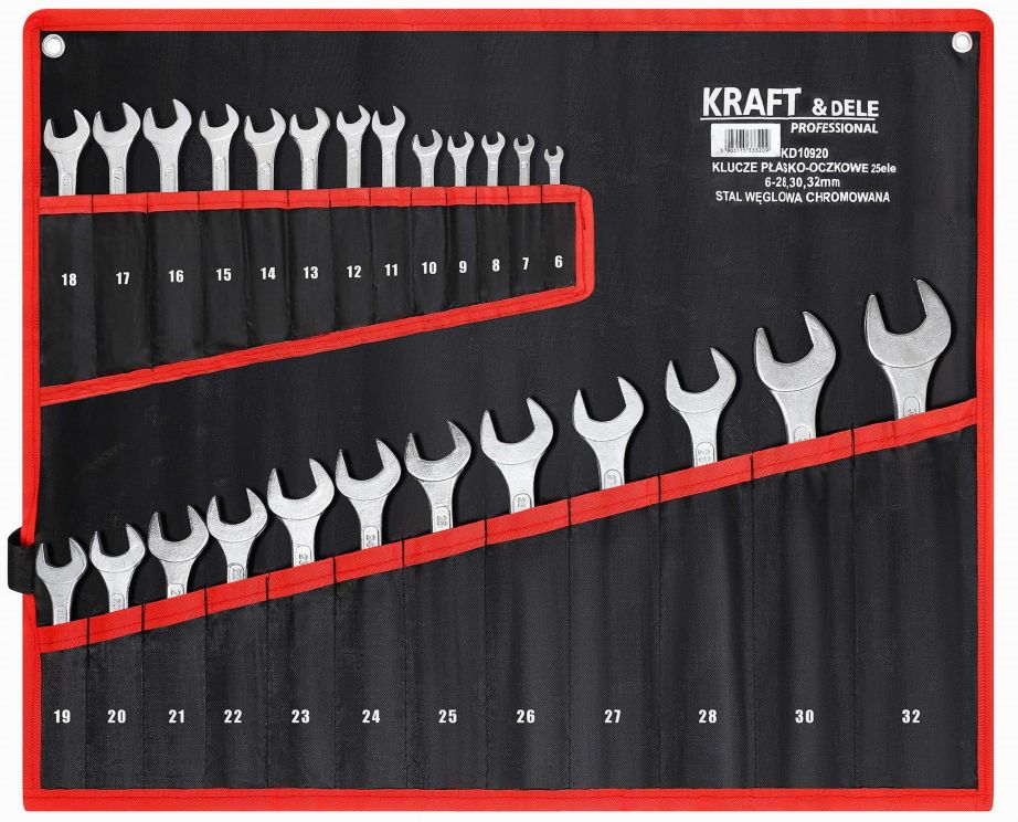 Set Kombiniranih Ključeva Okasto Viličasti 25 kom KD10920 6 - 32mm