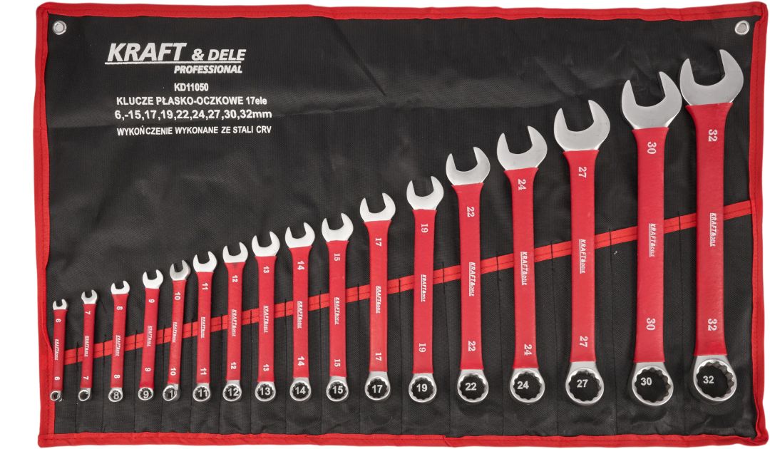 Set Ključeva Kombiniranih CRV 17 kom 6-32 mm KD11050