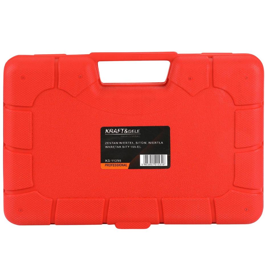 Veliki Set svrdla, bitova i nastavka 109 dijelova KD11298 - Slika 5