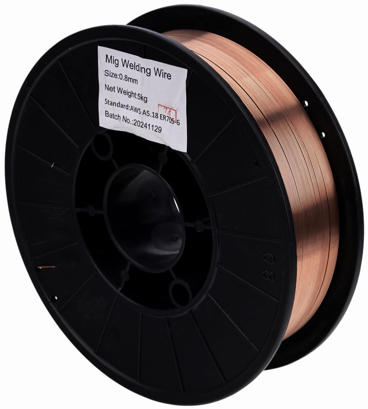 Žica za Zavarivanje 0,8 mm 5 kg Bakrena za MIG/MAG zavarivanje korištenjem zaštite plinom CO2 ili Ar/CO2 KD1151 - Slika 3