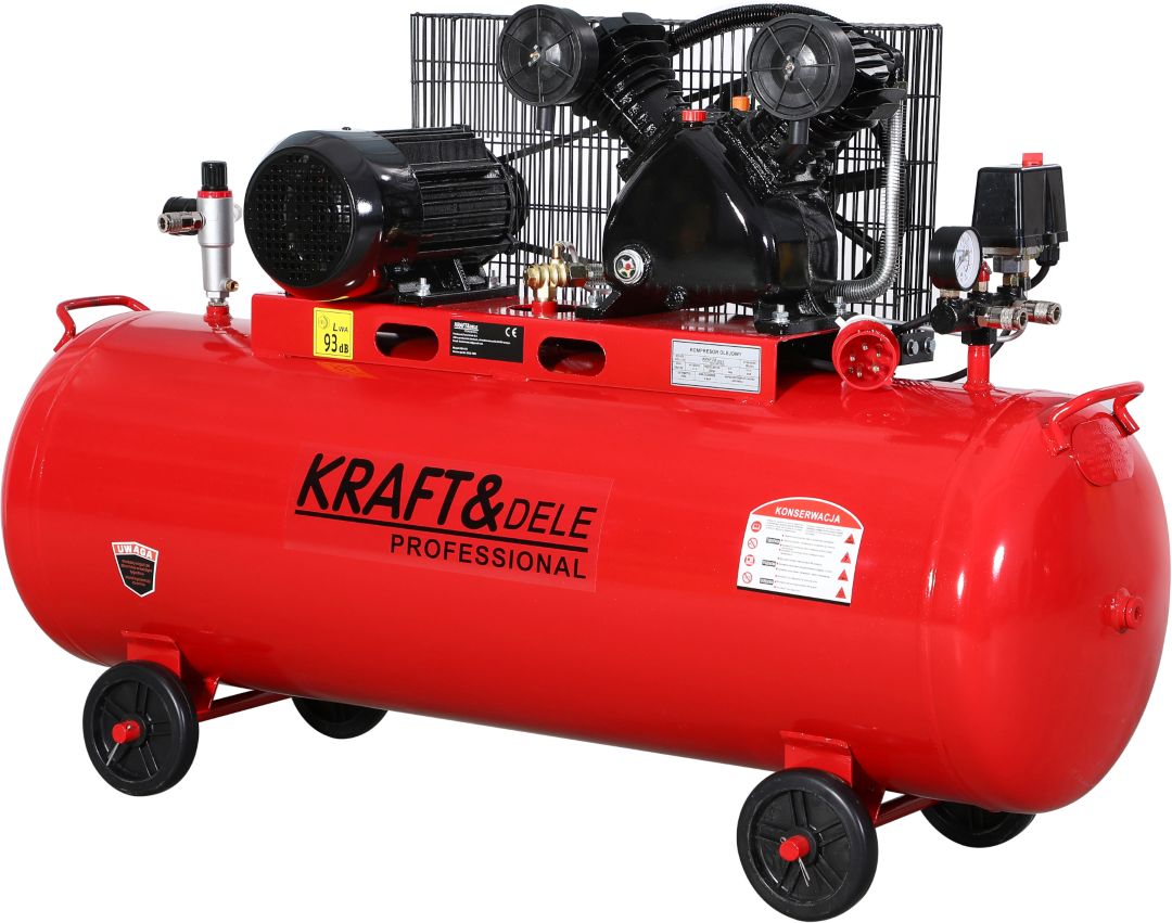 Kompresor uljni 200L, 2 klipa, 8bar 400V KD1473 - Slika 6