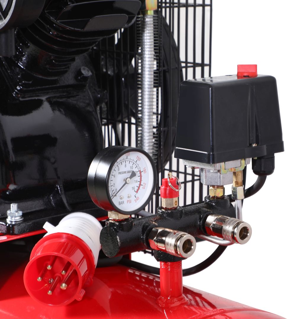 Kompresor uljni 200L, 2 klipa, 8bar 400V KD1473 - Slika 4