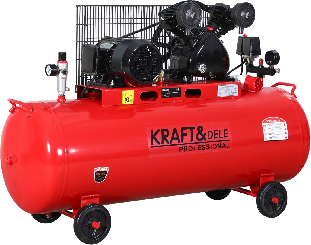 Kompresor uljni 200L, 2 klipa, 8bar 400V KD1473 - Slika 2