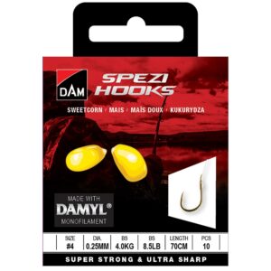 Sustav DAM SPEZI SWEETCORN 4 0.25mm 4.0kg 70cm 10 kom