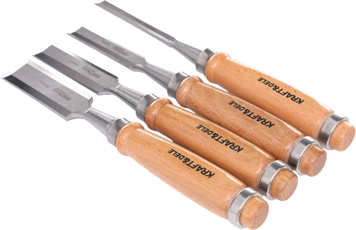 Set Stolarskih Dlijeta 4 kom 6, 12, 18, 24 mm KD11770