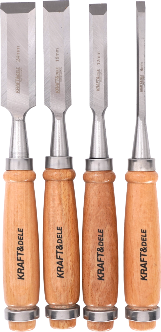 Set Stolarskih Dlijeta 4 kom 6, 12, 18, 24 mm KD11770 - Slika 3
