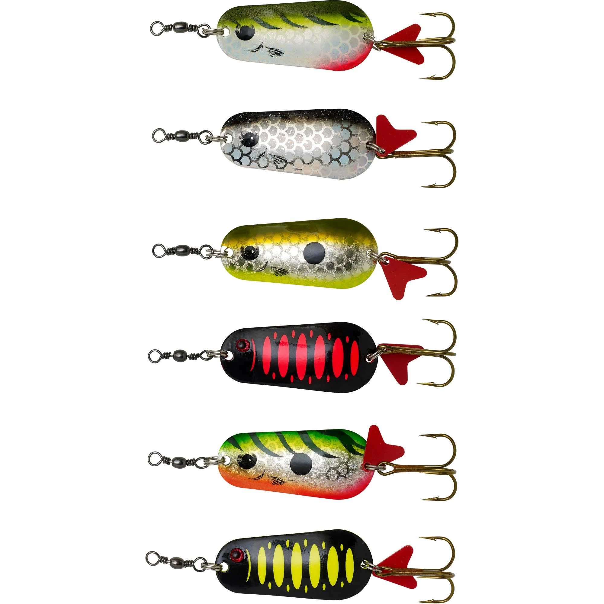 Varalica DAM Žlica Standard 5.5cm 22g S FLUO Yellow/Black UV EFFZETT Štuka Pastrva Spinner - 3