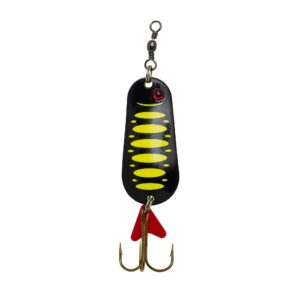 Varalica DAM Žlica Standard 5.5cm 22g S FLUO Yellow/Black UV EFFZETT Štuka Pastrva Spinner - 1