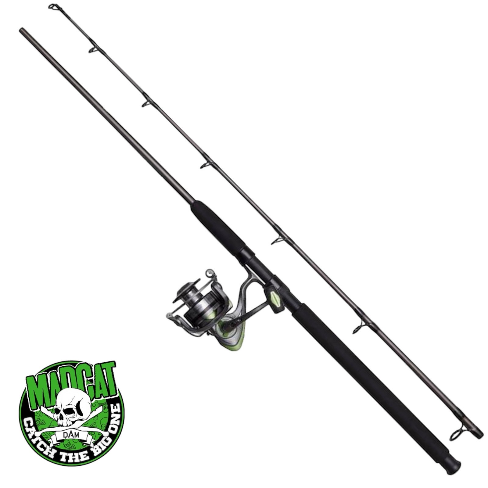 Set štap+rola DAM FULL CAT XP HEAVY-D 2,70m 150-250g + Rola 8000 Najlon 470m/0,40mm 2 sekcije COMBO za Soma - 1
