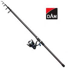 Set štap+rola DAM FULL TECH Tele-POWER 3,50m 80-150g + Rola 60F + Najlon 0.40 COMBO - 1