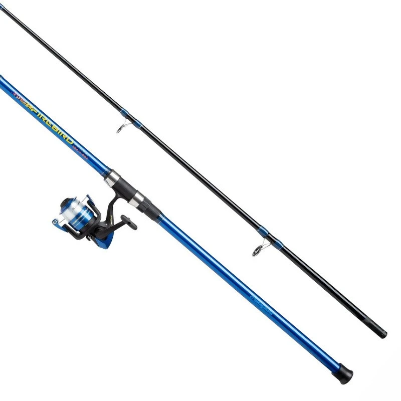 Set štap+rola Shakespeare FIREBIRD 4,00m/12ft BEACHCASTER 4-8oz 110-220g Rola 6000 COMBO 2 sekcije - 4