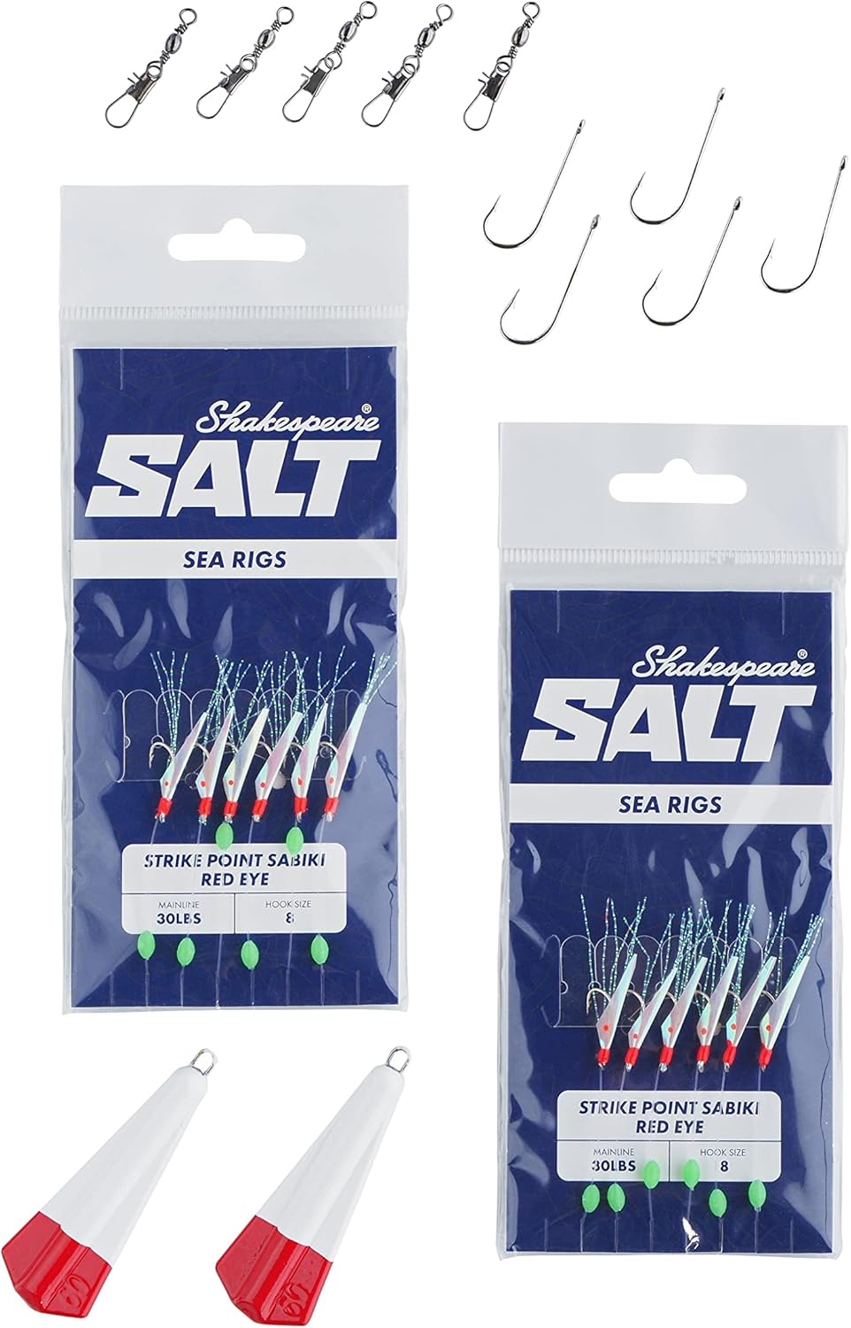 Set štap+rola Shakespeare SALT Herring Hustler 3,02m/10ft 90g teleskopski COMBO + pribor - 5