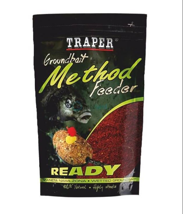 Hrana za ribe Traper Method Feeder Ready 750g Razne arome - Slika 2