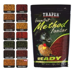 Hrana za ribe Traper Method Feeder Ready 750g Razne arome