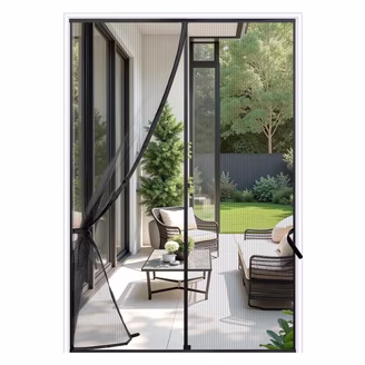 Mreža za vrata s magnetima protiv muha, komaraca 120x230cm SPRIJEČITE ULAZ INSEKATA - Slika 2