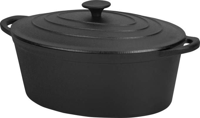 Pekač od Lijevanog Željeza 6,4 L, 33 cm KD4246 Šerpa Teća Peka Padela