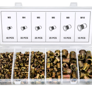 Set Čeličnih Zakovnih Matica M3-M10 150 kom KD12676