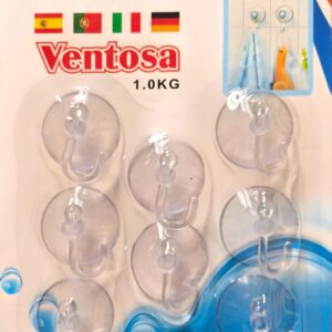 Vakuumske Kukice – Set od 8 Komada (nosivost do 1 kg) (bez bušenja pločica i zidova)