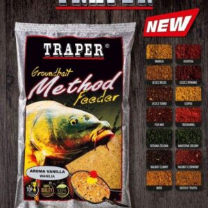 Hrana za ribe  Traper Method Feeder 750g Razne arome Prihrana