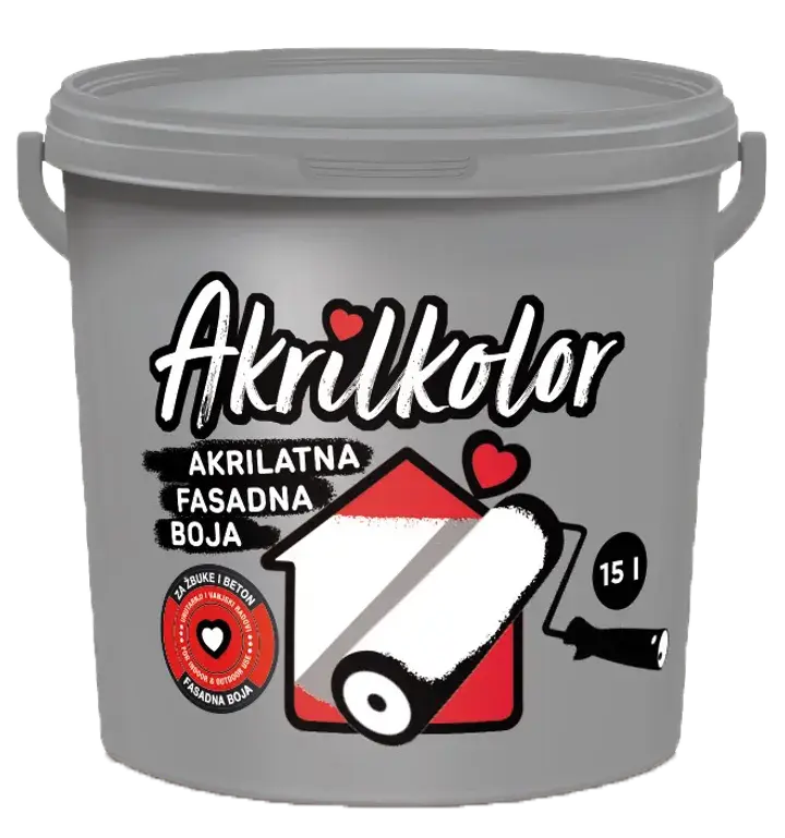 TERATON V 0,75L/5L/15L akrilatna fasadna boja Bijela - 1
