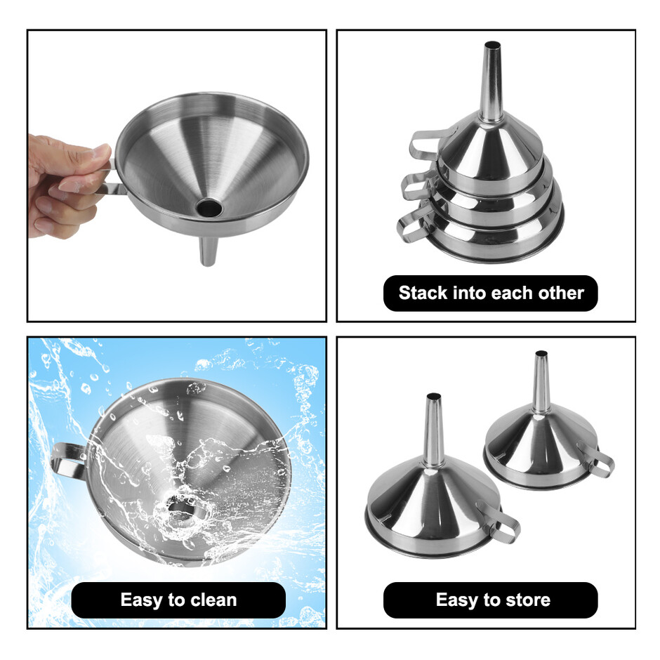 Lijevak Metalni inox Ø14 x 12 cm - 6