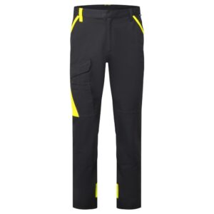 Hlače Portwest CD131 KYR Crna/Žuta - 100% Pamuk, 210g/m² (34-44) (Kopiraj) - 1