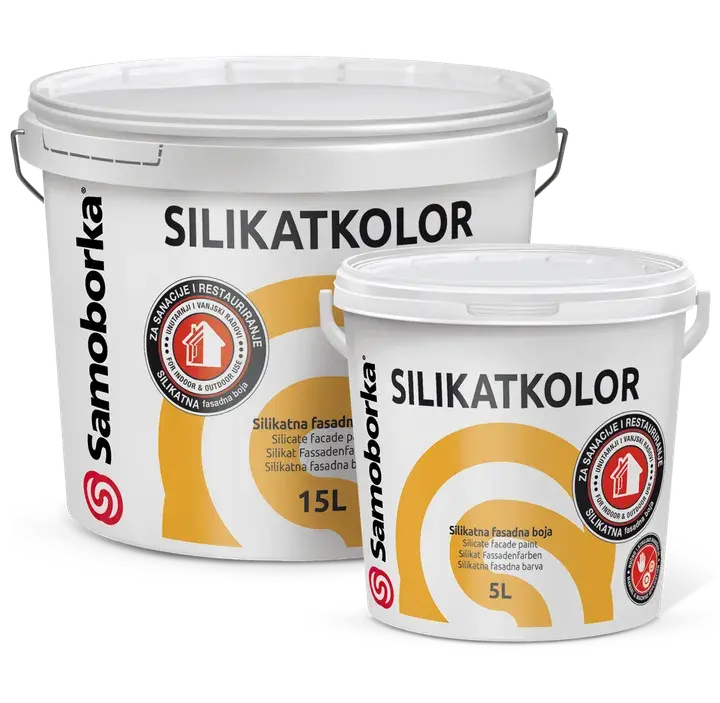 SILIKATKOLOR 5L 15L silikatna fasadna boja prema ton karti Skupine 3 - 1