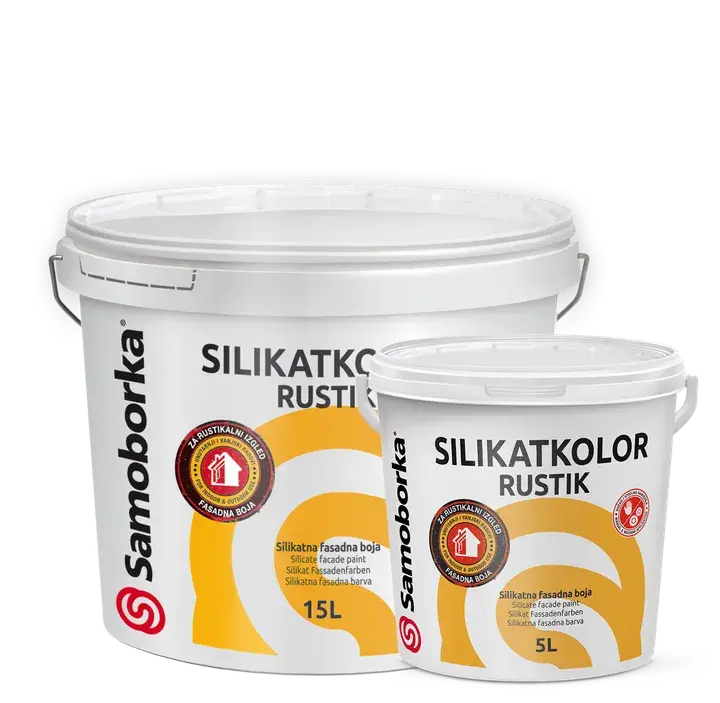 SILIKONKOLOR 5L 15L silikonska fasadna boja Bijela - 1