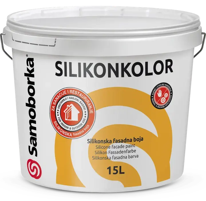 SILIKONKOLOR 15L silikonska fasadna boja prema ton karti Skupine 2 - 1