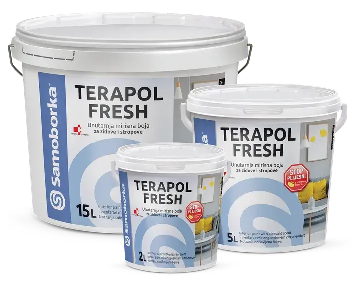 TERAPOL PROFI 2L 5L 15 litara visokopokrivna unutarnja disperzijska boja - 1