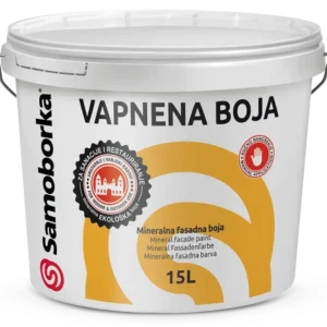 VAPNENA BOJA Vanjska 15 litara mineralna ekološka boja