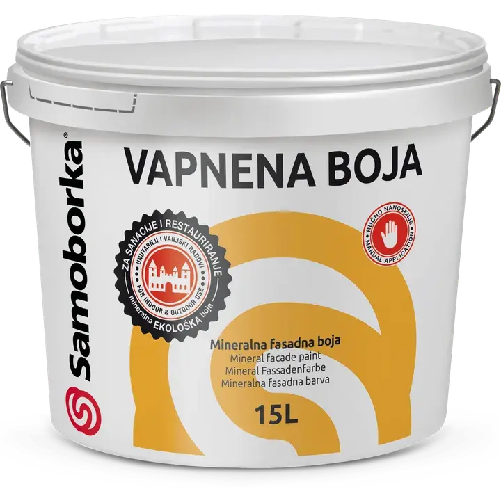 VAPNENA BOJA Vanjska 15 litara mineralna ekološka boja