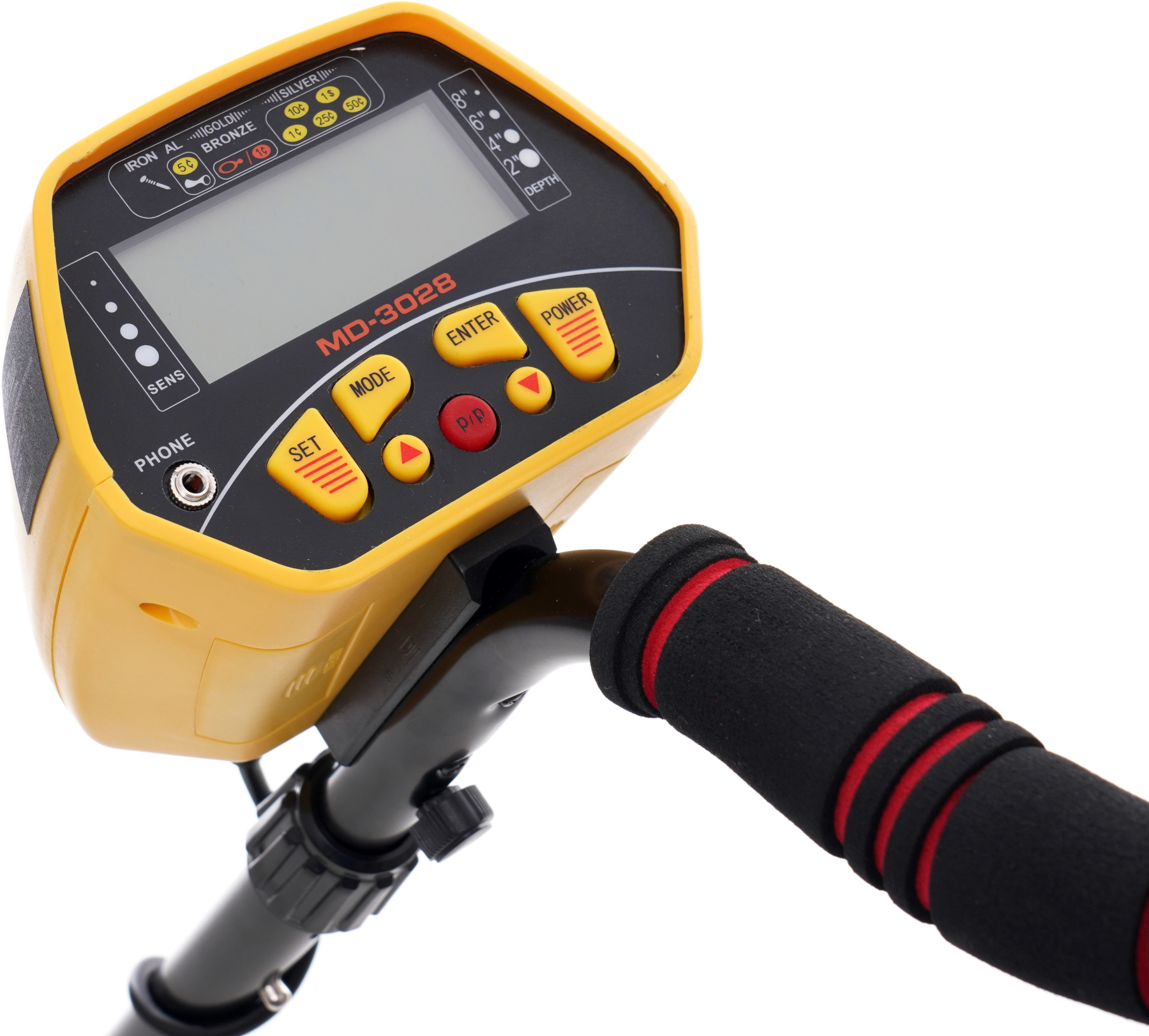 Detektor Metala KD10409, LCD Zaslon 8" 200mm Pretražite teren ili plažu za skrivenim metalima ili zlatom - 2